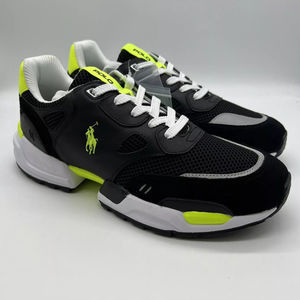 Polo Ralph Lauren Men's Jogger Shoes Black Volt Size US 11 New